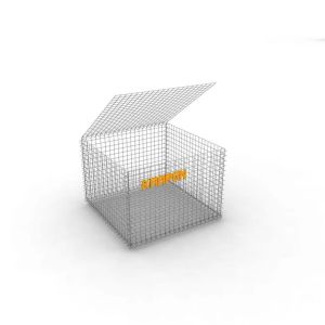 клетка 3mm сетки Gabion сада 0.5x0.5 x 1.0m гальванизированная стальная