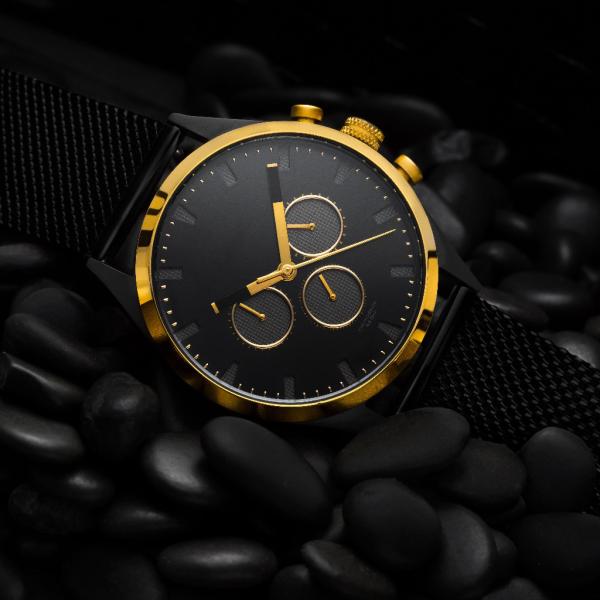 ODM stainless steel chain double face quartz watches bezel japan movt