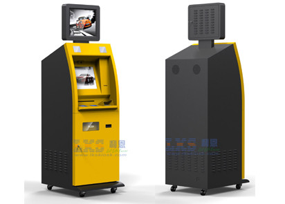 LCD touch screen self-service payment kiosk