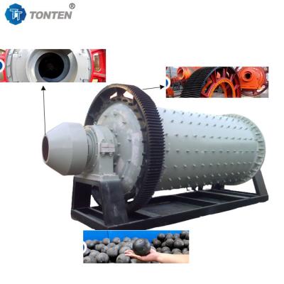 Mineral Processing Horizontal Iron Ore Ball Mill Grid Type 900x3000