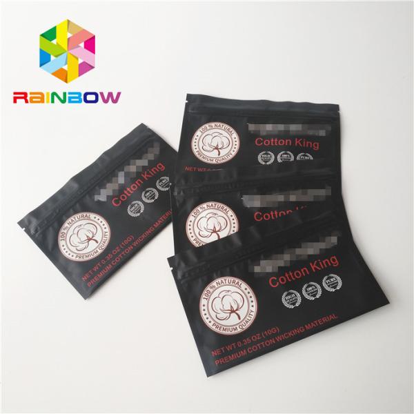 Levante-se sacos do selo do fecho de correr para as almofadas de algodão redondas Fr-20181019-2 da beleza da composição facial