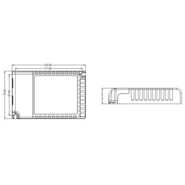 ML50C-PV 1x50w 0-10V/СИД нажима водитель Dimmable 350mA - 1050mA Multi - выход