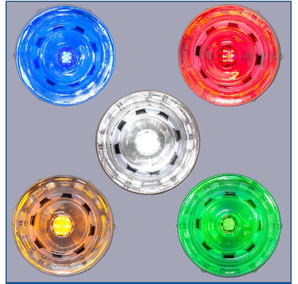 Waterproof Cat Eyes Traffic Strobe Lighting LED Outdoor Road Stud Solar Safety Pathway Flash Lamps