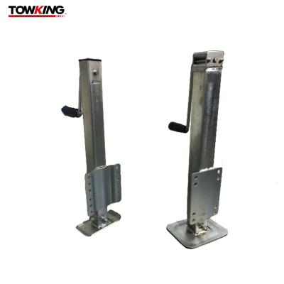 Bolt On Boat Trailer Jack With Footplate 2,500 Lbs Fits Tongue Size Up To 3 X 5