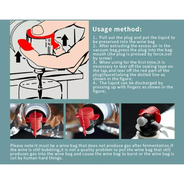 1L 2L Plastic Food Bags in Box Packaging Bag Standing Pouch for Juice Drinks