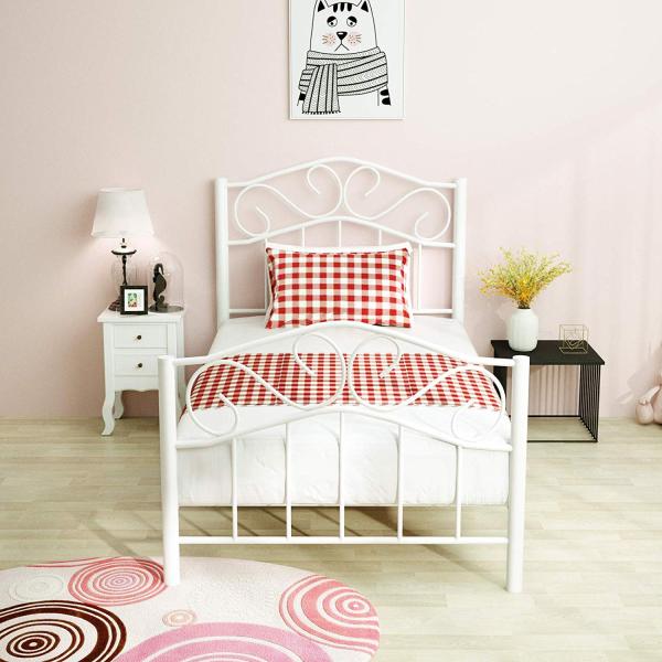 Stable Load Bearing Steel Furniture Bed Easy Assembly Wear Resistant