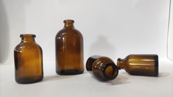 Frasco de vidro moldado de 20 ml com estampagem a quente Frasco de reagente de vidro borosilicato