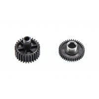 Precise Plastic Gear Moulding Mini Size Black Color With OEM / ODM Services