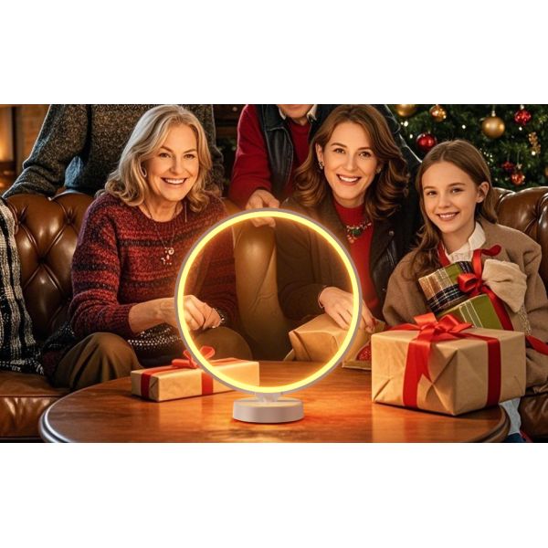 Dimmable UV Free Happy Lamp 6000K Day Light Therapy Lamp 24W With Timer
