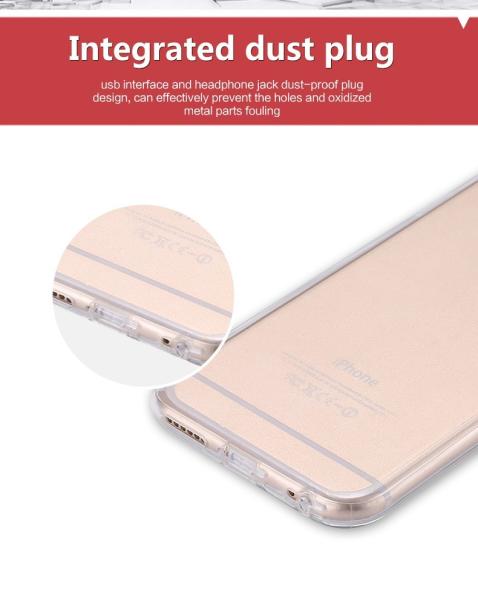 New Products smartphone Accessories Case For Iphone 8 , For Iphone 8 TPU Clear Transparent Phone Case