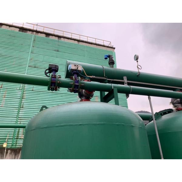 Trazador de líneas de goma industrial de acero de los sistemas de tratamiento de aguas de carbono