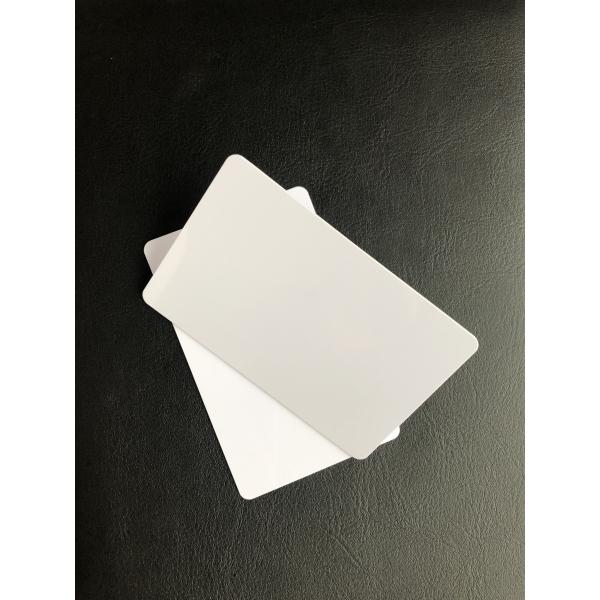 Tarjetas de visita en blanco del PVC del blanco de la venta al por menor CR80 Reprintable 85.5mm*54m m brillantes