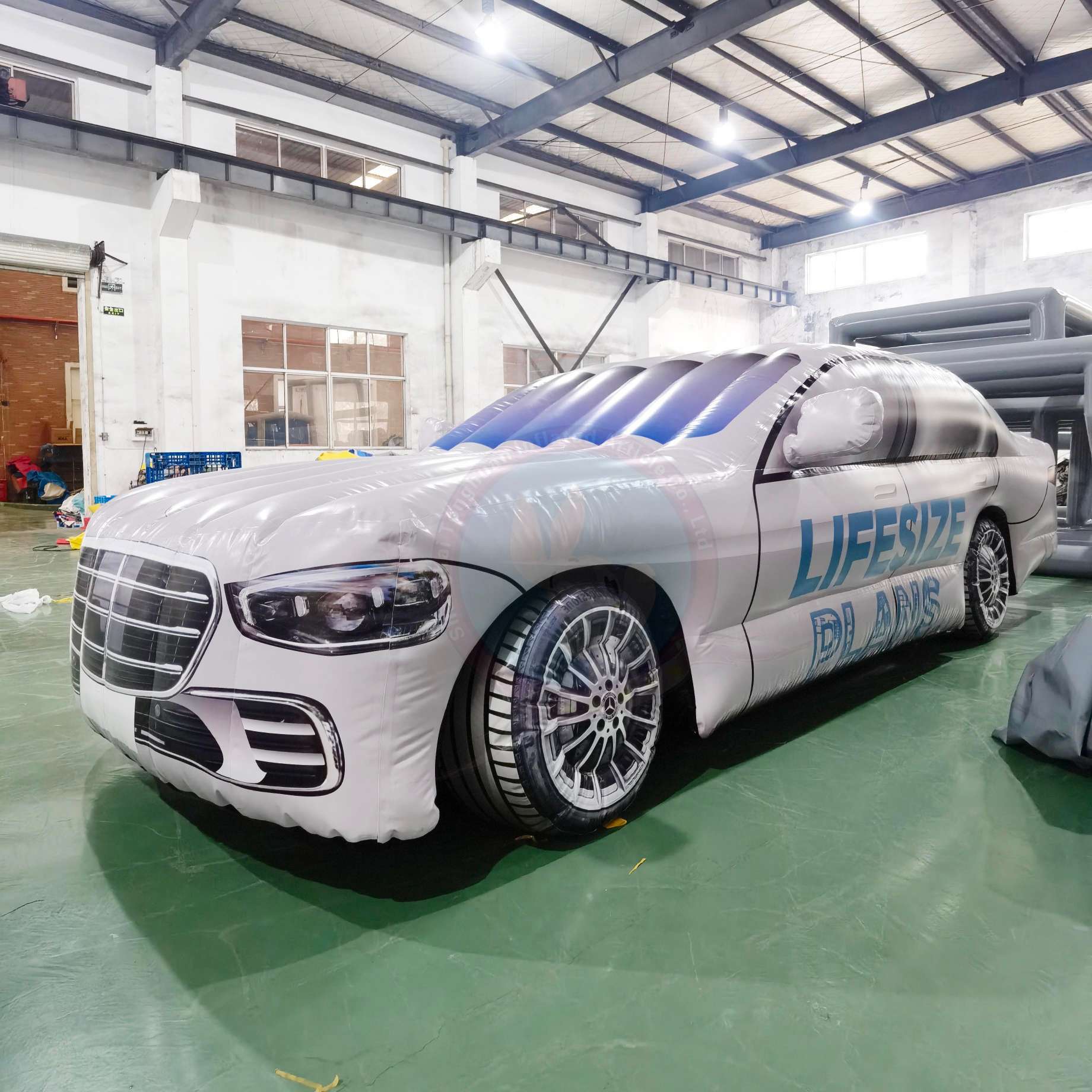 Inflatable Car Model Giant Vehicle Display Structure With Logo Printing Body Artwork and Realistic Shape Details for Brand Promotion Projects