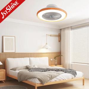 Controle inteligente Ventilador de teto LED sem lâmina estilo moderno motor DC