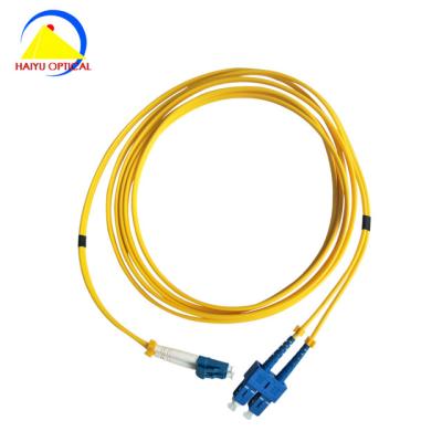 Cabo de remendo da fibra ótica da manutenção programada milímetro OM3 OM5 3.0mm de CATV 1550nm