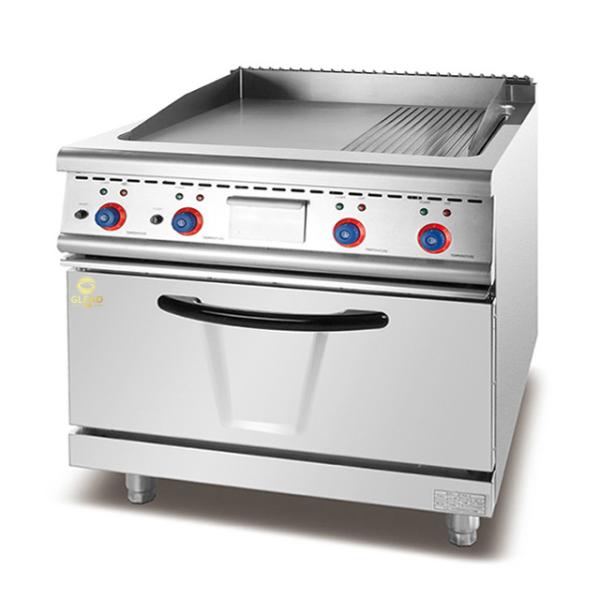 Power Fast Food Kitchen Equipment Model GL RGE R With 214kg Weight And 12.5kw Voltage