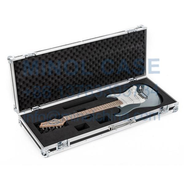 Custom Professional Portable Long Durable Flight Aluminum Classical Bass Guitar Case