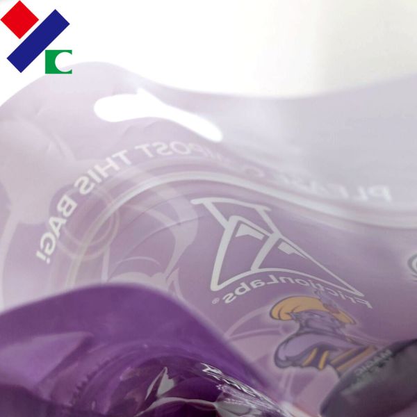 40 Microns Stand Up Zipper Pouch Bags , Compostable Plastic Food Bags With