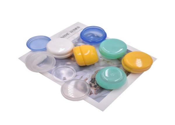 Colorful Beauty Cream Biodegradable Plastic Jars Food Grade For Cosmetics