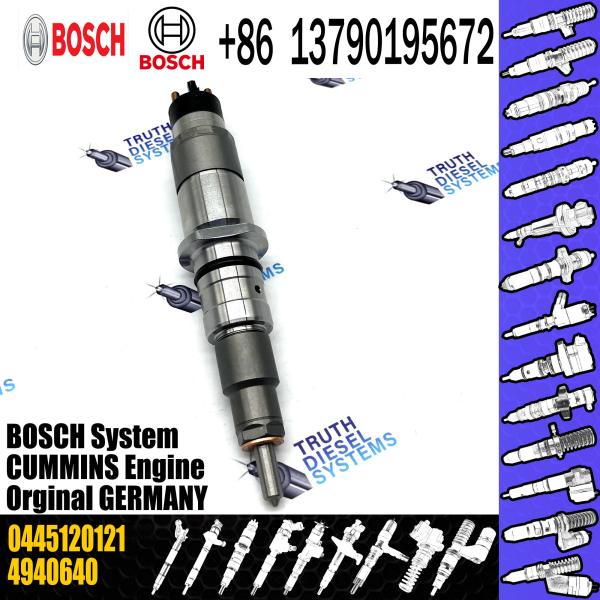 Injetor de combustível comum 0445120121 do trilho PARA o injetor diesel 0986AD1047 Cummins de BOSCH 4940640 0 445 120 121
