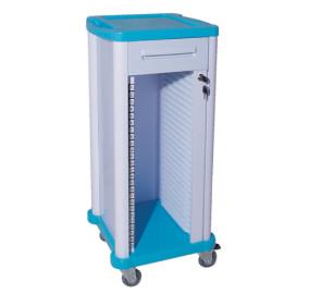 Low Noise Medical Record Cabinet High Performance Movable Files Storage Trolley