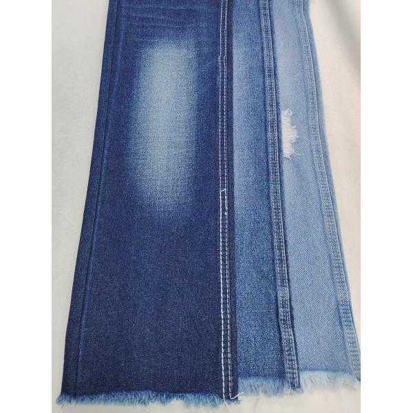 73%Cotton DARK INDIGO Non-Stretch Denim Fabric  TWILL Style 10.9oz For Lady  Jeans