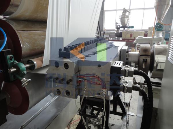 Plastic Plate Making Machine PVC Imitation Marble Wall Panel Production Line