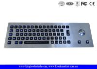 Clavier lumineux par kiosque imperméable en métal avec la boule de commande et 64 clés Mener-Rétro-éclairées