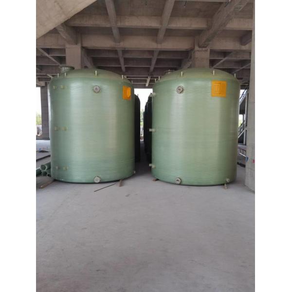 20000 Gallon Chemical Mixing FRP Storage Tank Rainwater Cylindrical Vertical