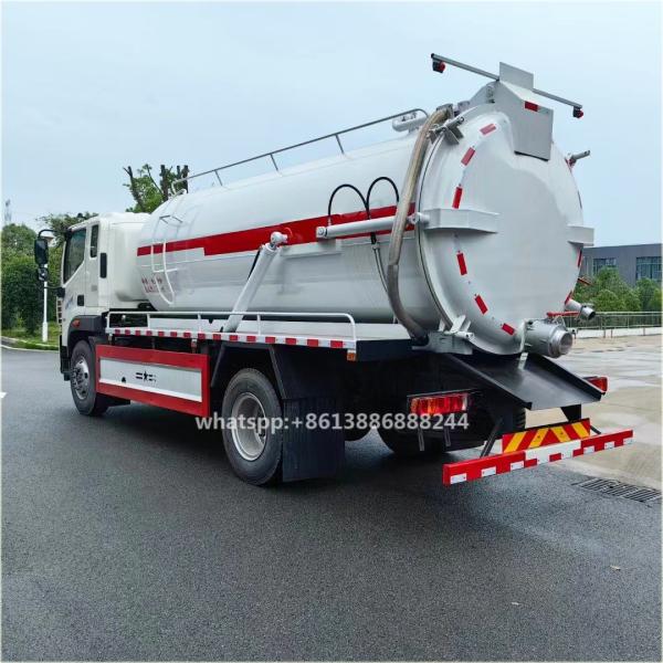 FOTON   12000 Liters     High Pressure Washer  Truck    Vacuum Truck  Sewage Suction  Truck