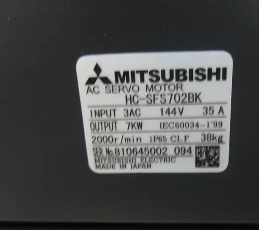 HC-SFS702BK Mitsubishi Industrial High Torque Electric Motors