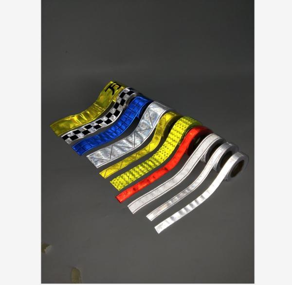High Visibility Sew On Reflective Tape For Clothing Yellow Safety Tape Traffic Sign fabric