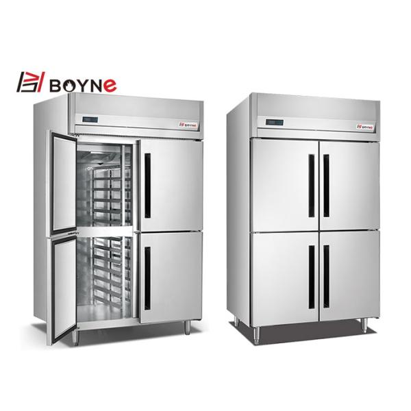Commercial Kitchen 2 Door Freezer Refrigerator Insert Plate Cabinet