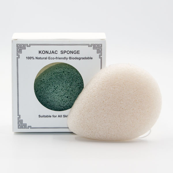 Губка градиента стороны Exfoliating естественная Konjac отсутствие губки ванны Teardrop предохранителей