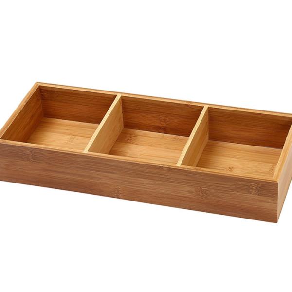 Drawer Organizer Storage Box Bathroom Living Room Kitchen Bamboo for High Quality Bamboo Storage Box