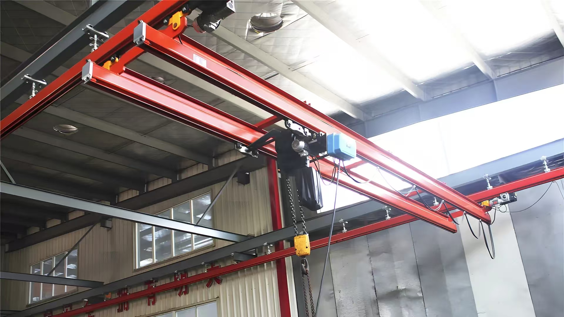 All-in-One KBK Bridge Crane Kit | Multi-Directional Combined KBK Rail System for Intelligent Material Handling Solutions