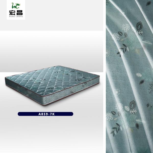 TUV Grey Breathable 43D 100% Polyester Pongee Fabric For Mattress Cover