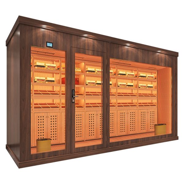 Luxury Thermoelectric Cigar Cooler Humidor Cabinet With With Digital Hygrometer