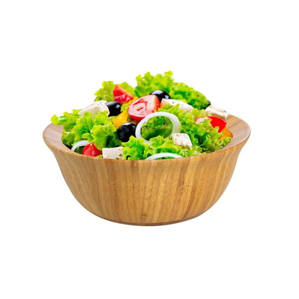 Set of Four FDA Approval Large Organic Bamboo Salad Set Wholesale