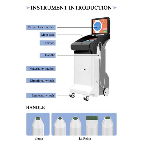 equipo de spa de salón de belleza de radiofrecuencia fraccionada máquinas faciales máquina de masaje de contorno corporal rf