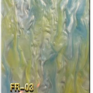 Laminate Plastic Cast Patterned Acrylic Sheet 24x24 2mm 3mm OEM