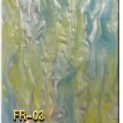 Laminate Plastic Cast Patterned Acrylic Sheet 24x24 2mm 3mm OEM