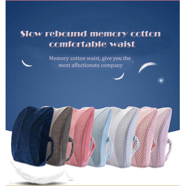 Comfortable Office Chair Memory Foam Lumbar Back Support Cushion for Lower Back Pain