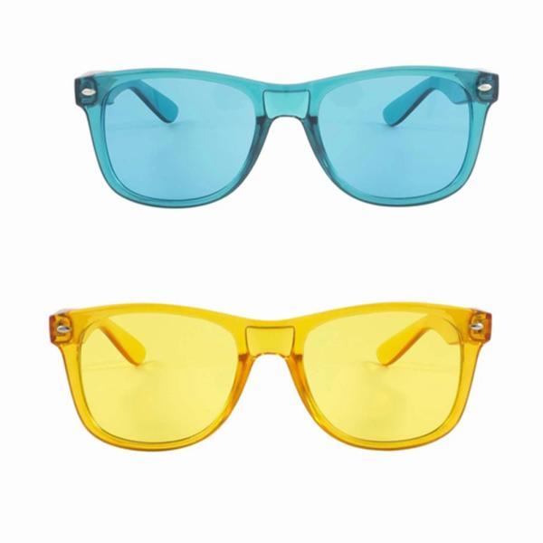 Настроение ослабляет объектив покрашенный стеклами Солнце Glassess терапией цвета для людей женщин Unisex