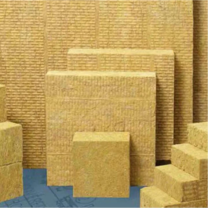 Recyclable And Eco-friendly Rock Wool Rigid Insulation Panels for Superior Thermal Acoustic Insulation with High Moisture Resistance