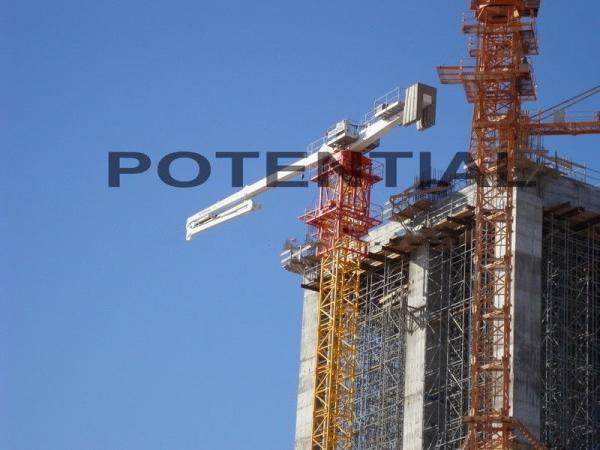 Stationary Placing Boom Concrete Pump , Concrete Placing Equipment 15kw Motor Power