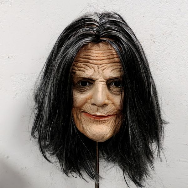 Flexible and Breathable Human Mask - One Size Fit Most Latex Mask for Theatrical Performances