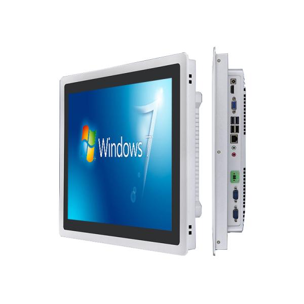 PC de panel de pantalla táctil industrial de 15 pulgadas J1900 IP65 Empotrado con corte a medida, resistente al agua, USB, LAN, RS232, pantalla HD, PC de panel de pantalla táctil