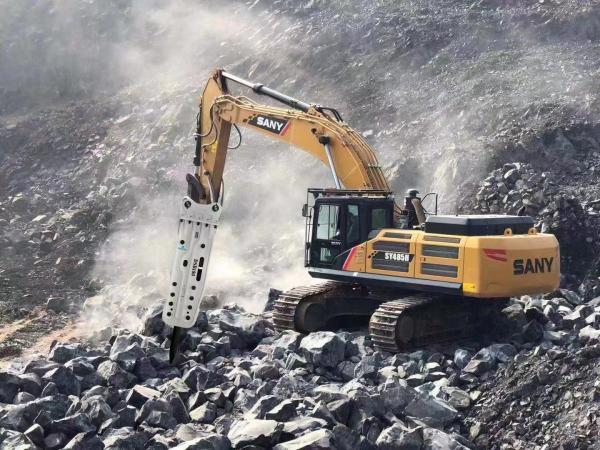 Small 4.8-8.0 Ton Hydraulic Rock Breaker Rock Hammer For Mini Excavator
