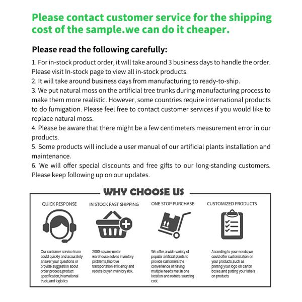 деревья ландшафта 170cm искусственные Fishtail украшение завода крытое никакой мочить